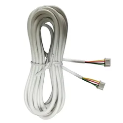 SYSD Door cable  5M 2.54*4P 4 wire cable for video intercom Color Video Door Phone doorbell wired Intercom connection cable