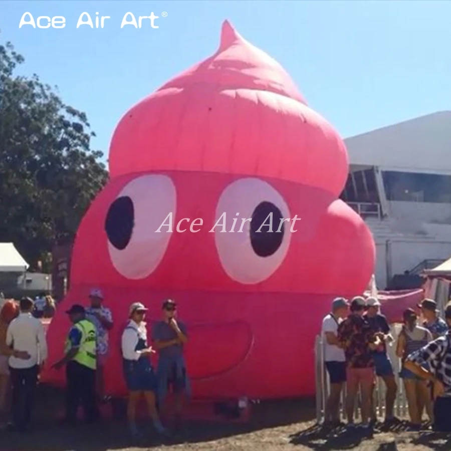 Pink Huge New Design Inflatable Cartoon Model Stool Decoration for Outdoor Party