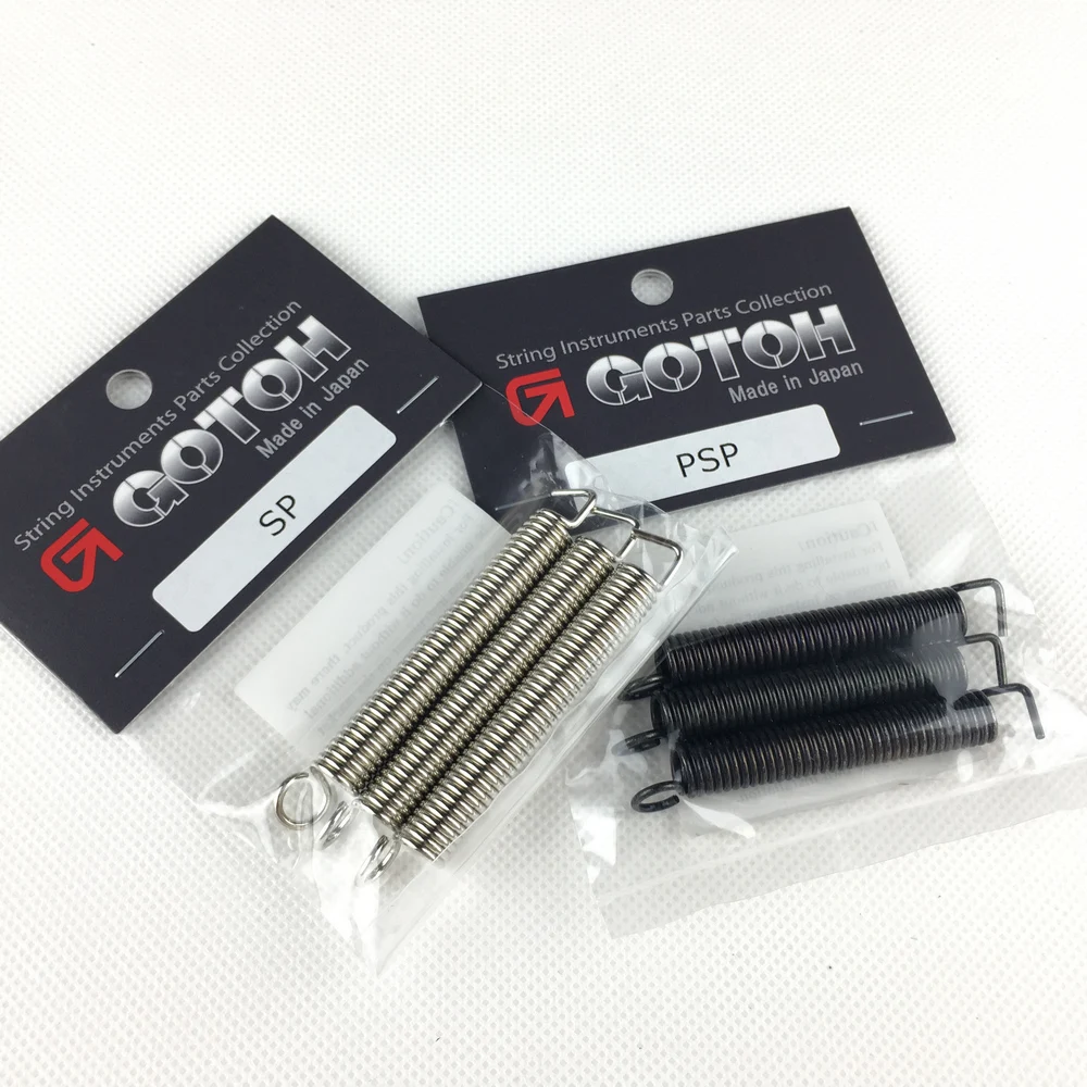 Sistema Tremolo de Guitarra Elétrica, Ponte Springs, Original GOTOH SP PSP Power, Feito no Japão, 1 Conjunto, 3 Pcs