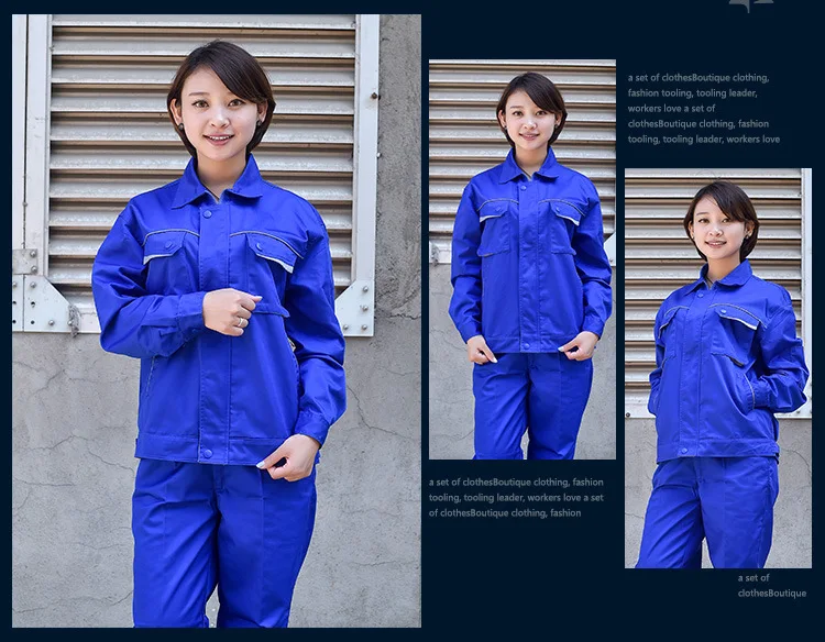 Werkkleding Werkkleding Kledingset Mannelijke/vrouwelijke werklieden Fabrieksuniform Slijtvaste reparateur Auto Autowerkplaats Werkkleding