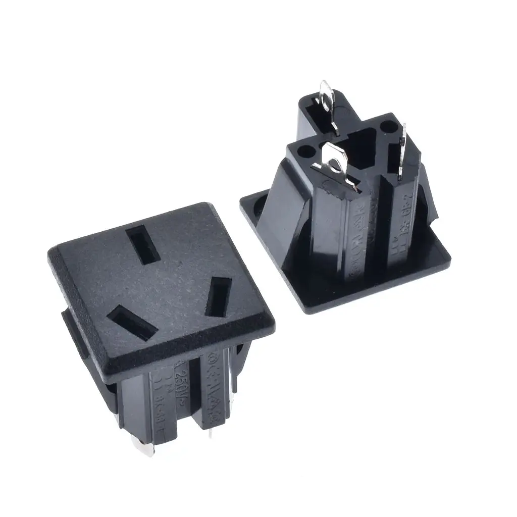 AC socket AU Australia AUS China socket 10A250V card type commercial wall socket electric power industrial connector