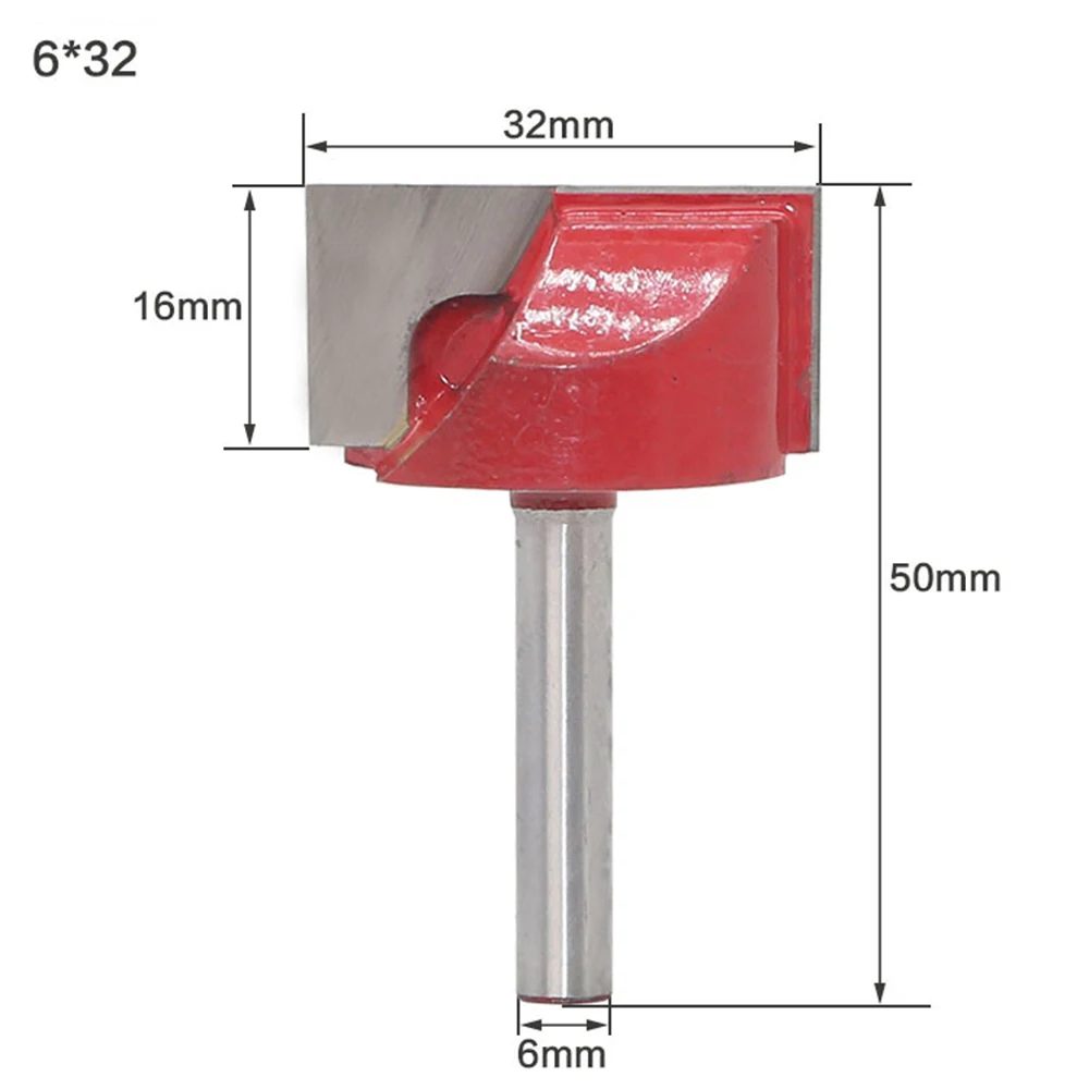 Brocas de molino de extremo de enrutador CNC de vástago de 6mm, broca de enrutador inferior de limpieza, herramienta de corte de molino de extremo