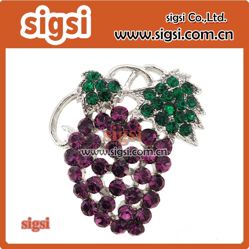 Top fashion crystal rhinestone brooch for women