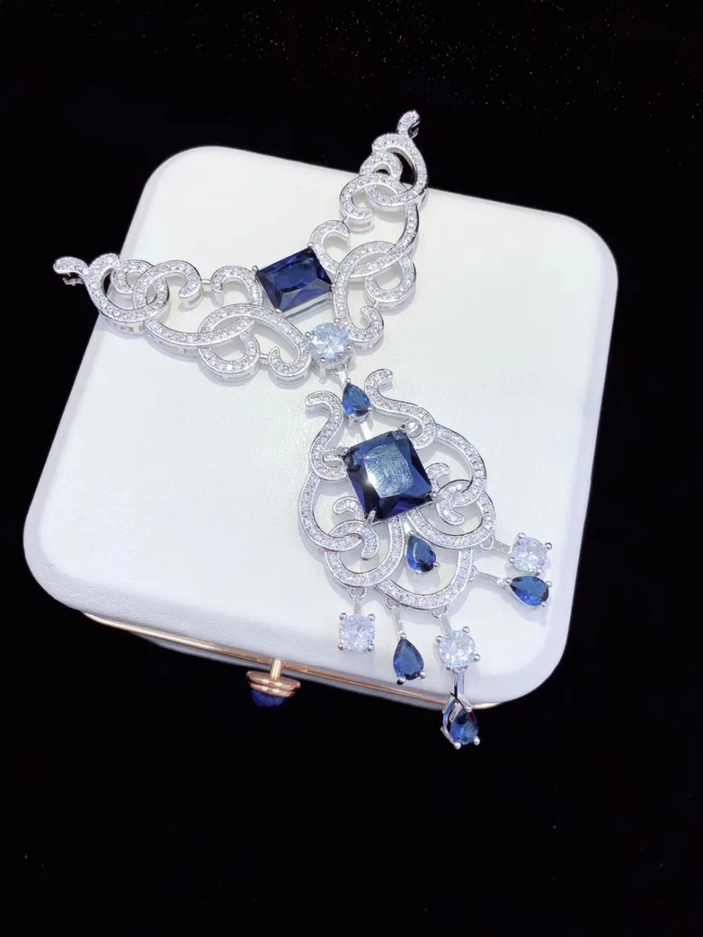 Women's High Quality Golden plated Paved CZ Necklace Bracelet Connectors Cubic Zirconia DIY Jewellery Making