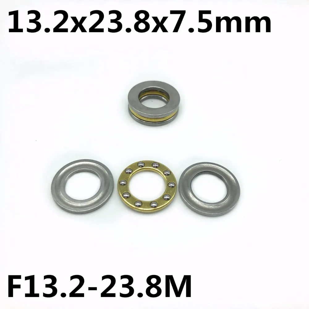 

10Pcs F13.2-23.8M 13.2x23.8x7.5 mm Axial Ball Thrust Bearing plane thrust ball bearing High quality