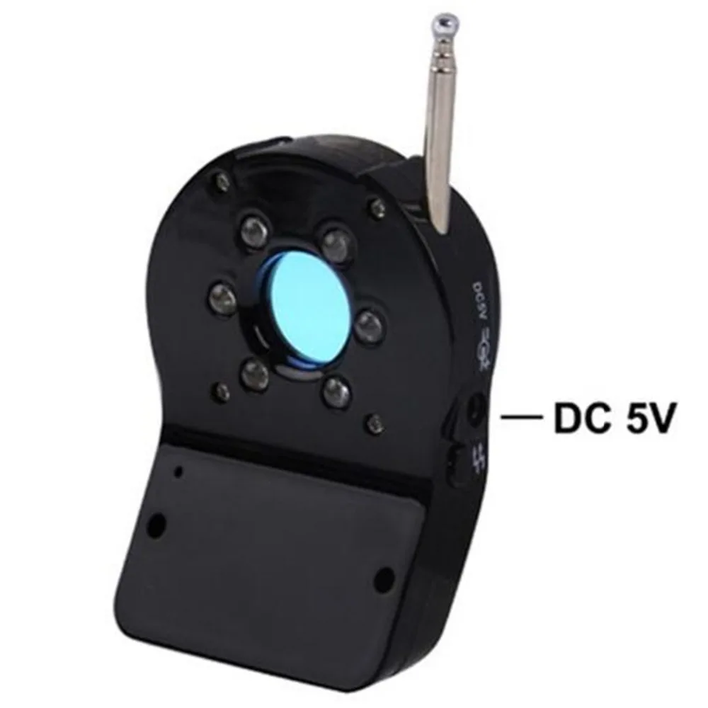 RF Detector Anti-Spy Signal Bug Hidden Camera Laser Lens GSM Device Finder - Mute Vibration + Beep + LED indicator