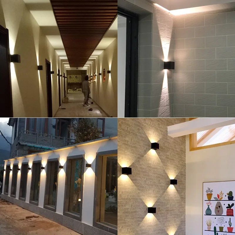 10pcs 10w Outdoor Waterproof IP65 Wall Lamp Modern LED Wall Light Indoor Sconce Decorative light Porch Garden Yard Light Double