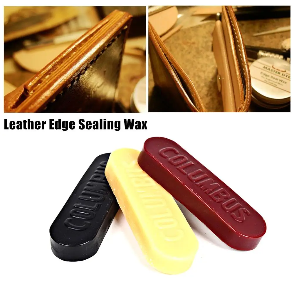 DIY Handmade Mill Edge Wax Leather Edge Polishing Wax Leather Grinding Carving Tool Leather Craft 3 Colors Available