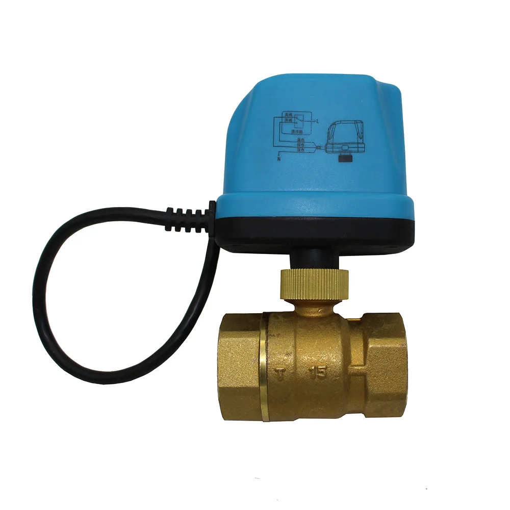 

DN25 2 way motorized ball valve electric ball valve motorized valve electric thermal actuator manifold radiator heating vavle