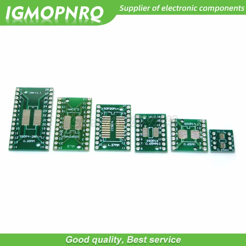 30PCS PCB Board Kit SMD Turn To DIP Adapter Converter Plate FQFP SOP8 SOP14 SOP16 SOP20 SOP28 QFP SOP 8 14 16 20 28