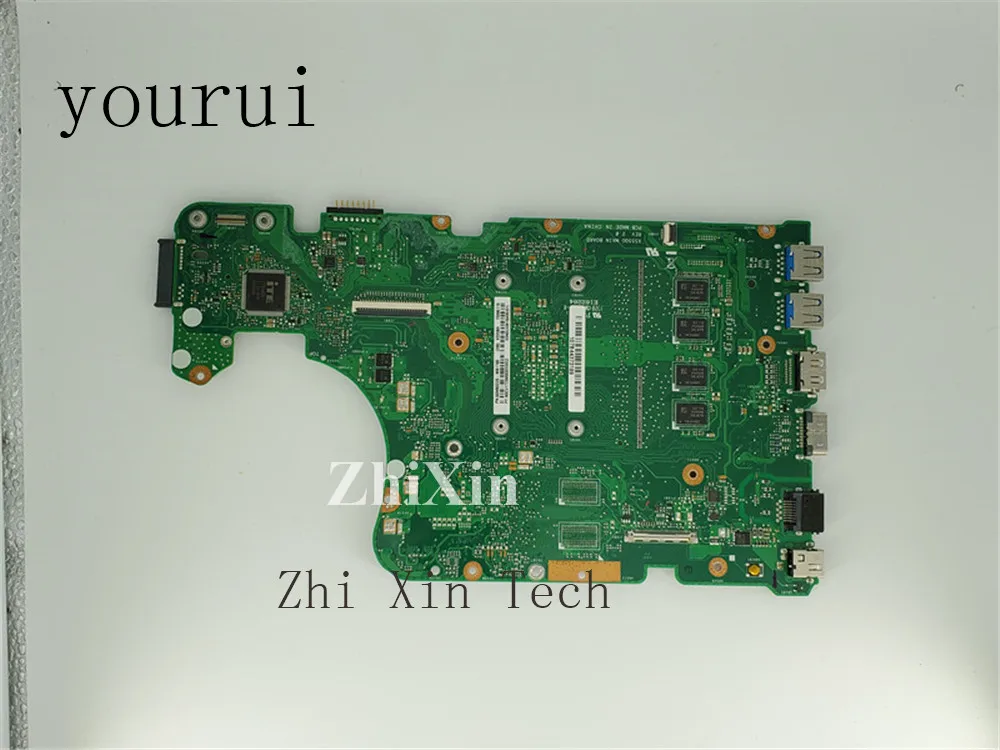 yourui X555QG 4GB RAM AM9420 CPU Motherboard For ASUS X555QG X555BA Notebook Motherboard Test ok 100% original