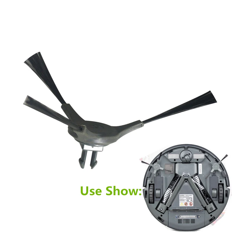 2 peças robô aspirador de pó escova lateral para qq5 cleanmate aspirador de pó robótico escovas peças acessórios