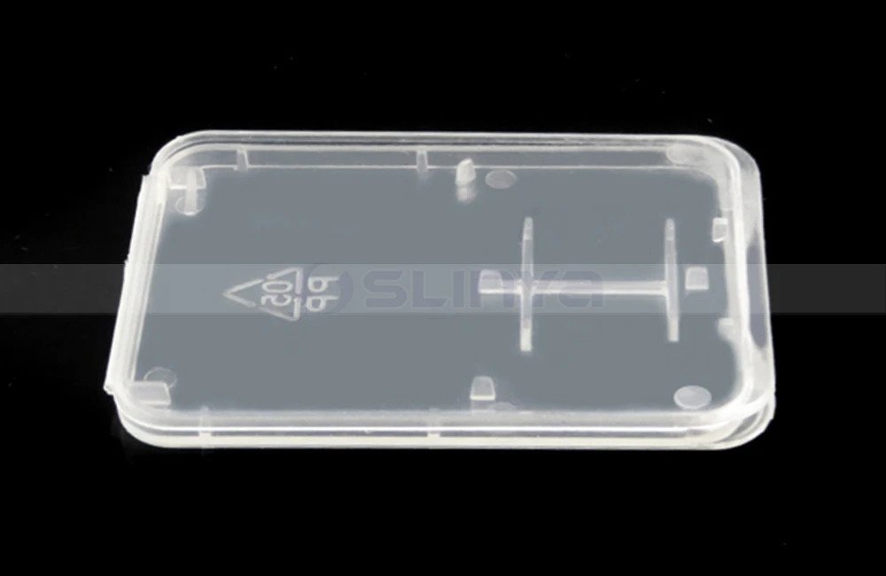 1000 teile/los Kunststoff Standard SD SDHC Speicher Karte Fall Halter Box Lagerung Tragen Lagerung Box für SD TF Karte – Detail 2