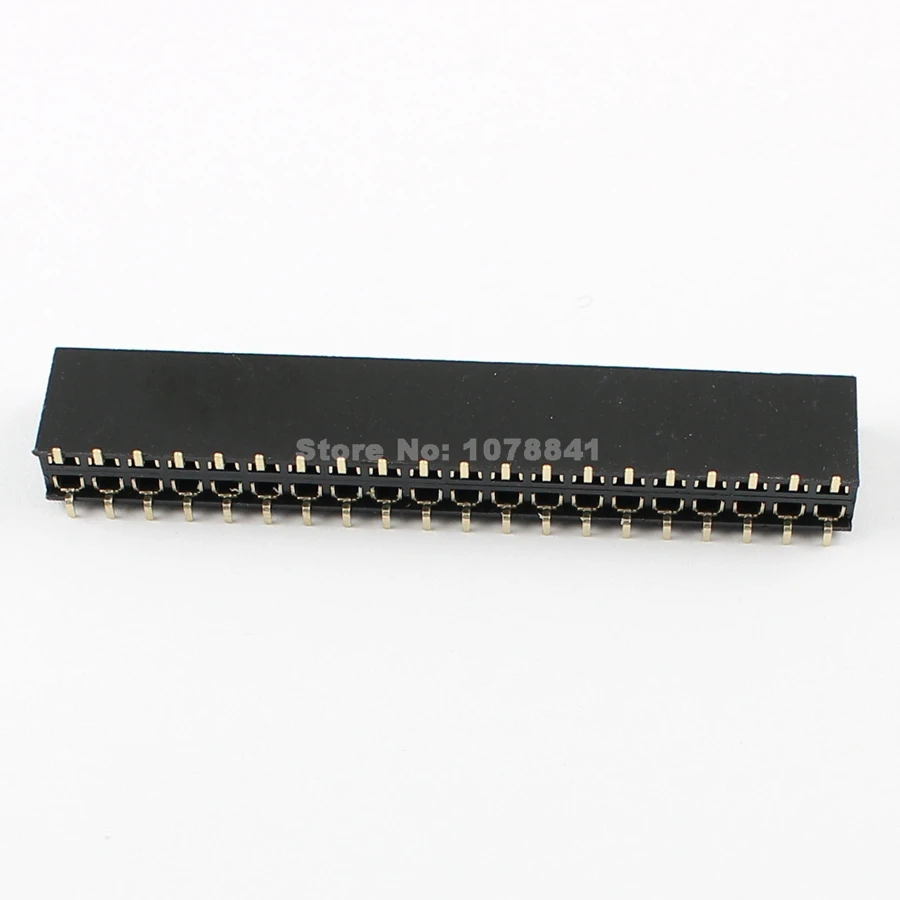 10pcs Pitch 2.54mm 2x20 Pin 40 Pin Female Double Row SMT Pin