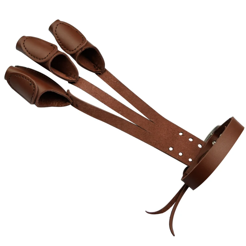 New Leather Fingerstall 3 Finger Guard for Archery Target Shooting glove protective tool