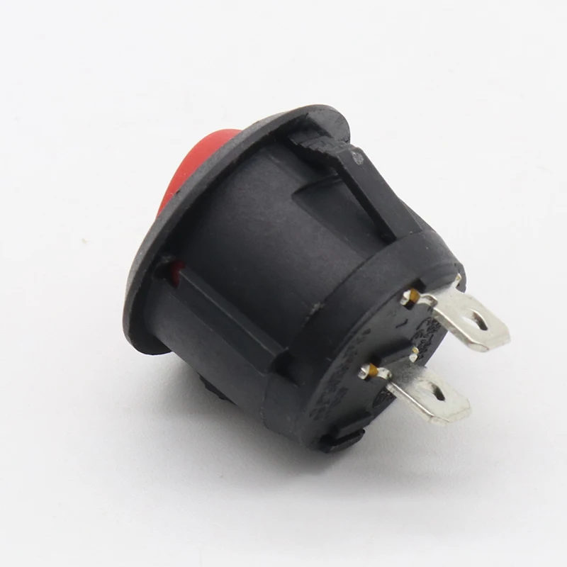 1 pcs 23mm Diameter Big Round Boat Rocker Switches Red 2 Pin ON-OFF Rocker Switch 10A/125V 6A/250V