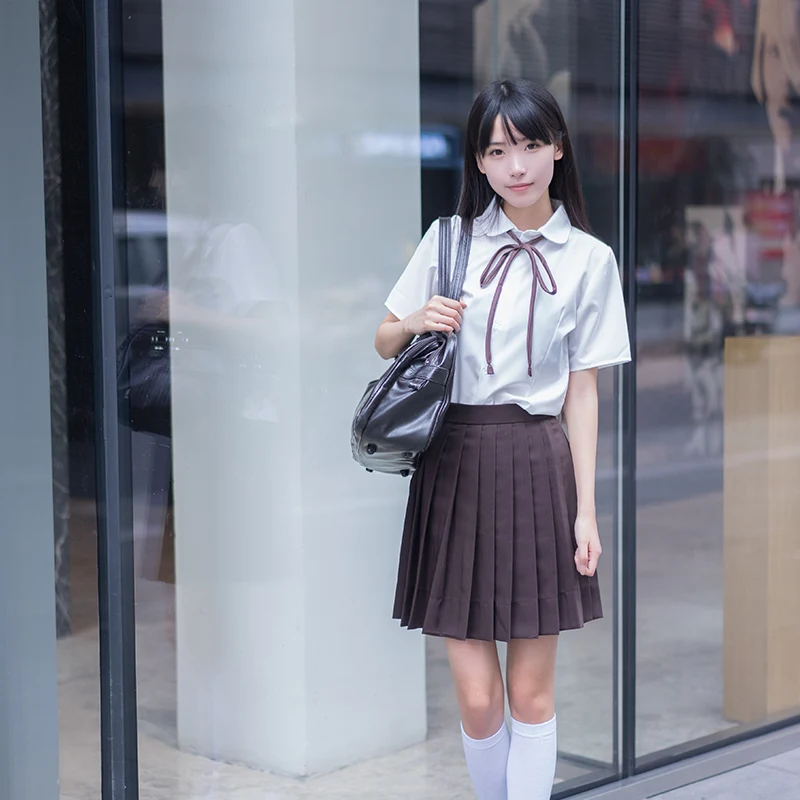 Mädchen Japanischen Koreanische Sailor Anzug Kurze Röcke Schule Mädchen Jk Uniform Plissee Rock Schuluniform Student Cosplay Kostüme