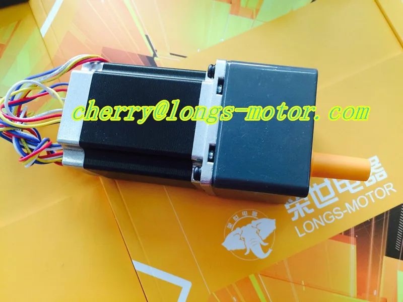 

Longs Motor Gear motor 15:1 Ratio 1pc Nema23 stepper motor 3000oz.in 3.0A 23HS8430AG15 CNC Router / Engraving machine