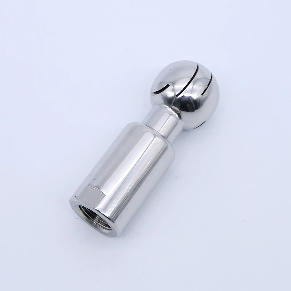 

DN15 1/2" BSP Female Thread Sanitary Fitting Rotary Spray Ball Tank Cleaning Homebrew for 304 Stainless Steel