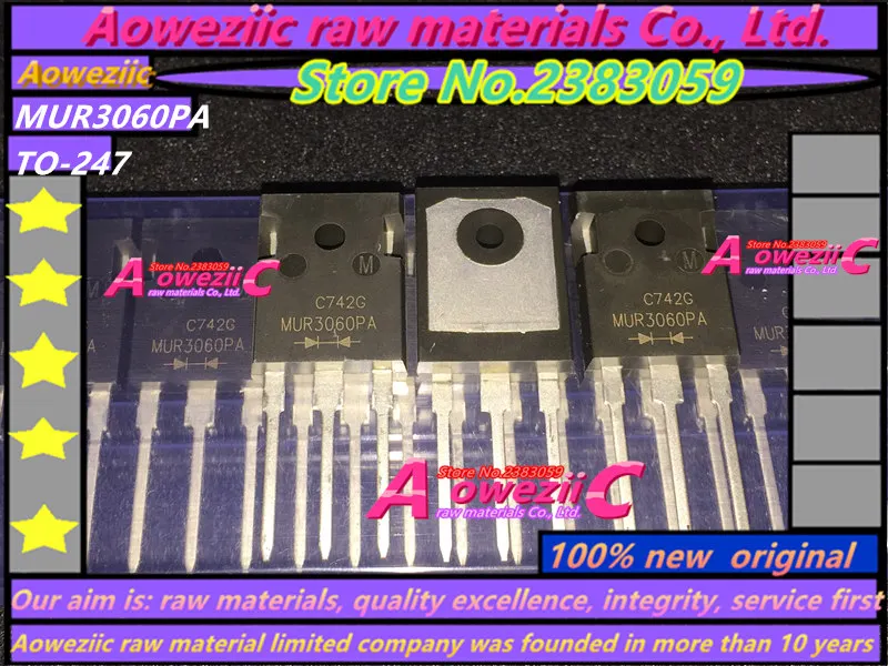 Aoweziic  100% new original  MUR3060PA  MUR3060  TO-247 Ultra Fast Recovery Diode 30A 600V