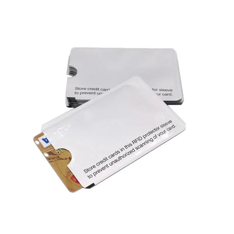 10PCSPCS RFID 13.56mhz IC card Protection NFC Shielded Card Sleeve Prevent unauthorized scanning