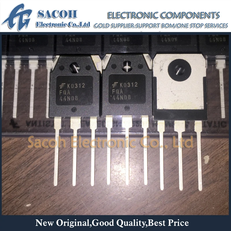 

Refurbished Original 10Pcs/Lot FQA44N08 44N08 OR FQA44N10 OR FQA44N30 TO-3P 44A 80V N-Ch Power MOSFET Transistor