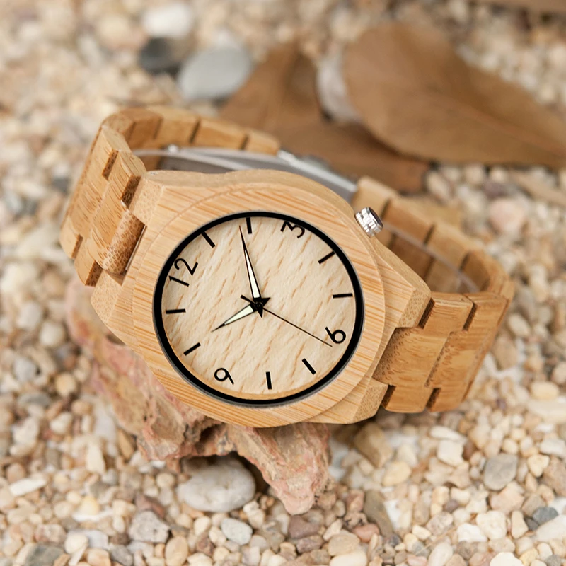 Relogio masculino BOBO BIRD Wood Watch Men Top Brand Luxury orologi in legno personalizzazione regalo da uomo Drop Shipping W-D27