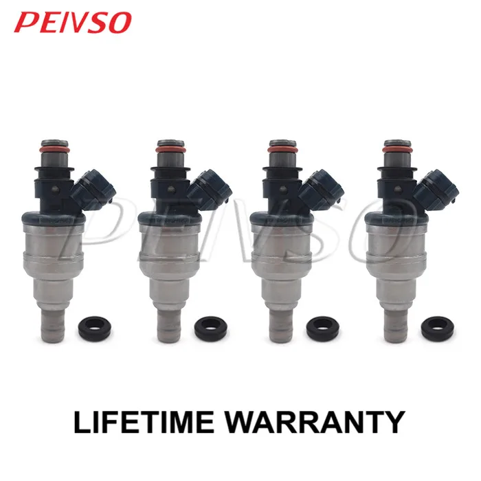 PEIVSO 4pcs 23209-74060 23250-74060 Fuel Injector For TOYOTA EU MR2 89~99 ARINA 2 87~92 CAMRY 86~91 2.0L 3SFE