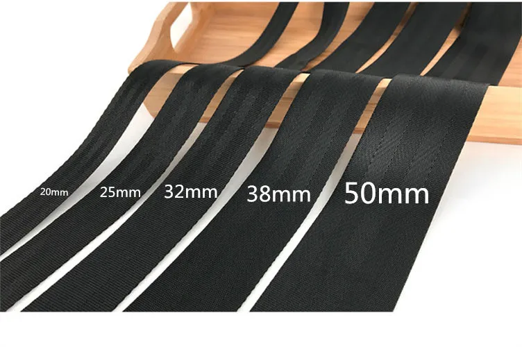 5meters 2/2.5/3.2/3.8/5cm Polyester Nylon Webbing Tape DIY Manual Child Safety Seat Backpack Pet Strap Belt Crafts Material