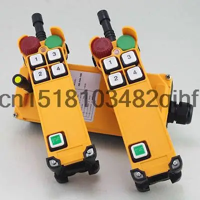 

1PCS 2 Motion 1 Speed 2 transmitters Hoist Crane Remote Control System E-Stop