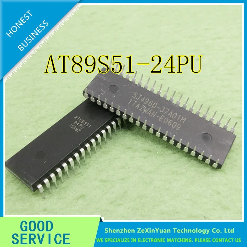 

10PCS/LOT AT89S51 AT89S51-24PU DIP40 microcontroller new