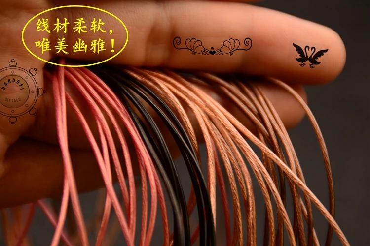 Đá Pha Lê Cách Nhiệt Litz Cord 7 Nocc (133 Core/OD:1.25 Mm) tự Làm Tai Nghe Dây Hakugei Cáp (Giá Cho 6 Mét)