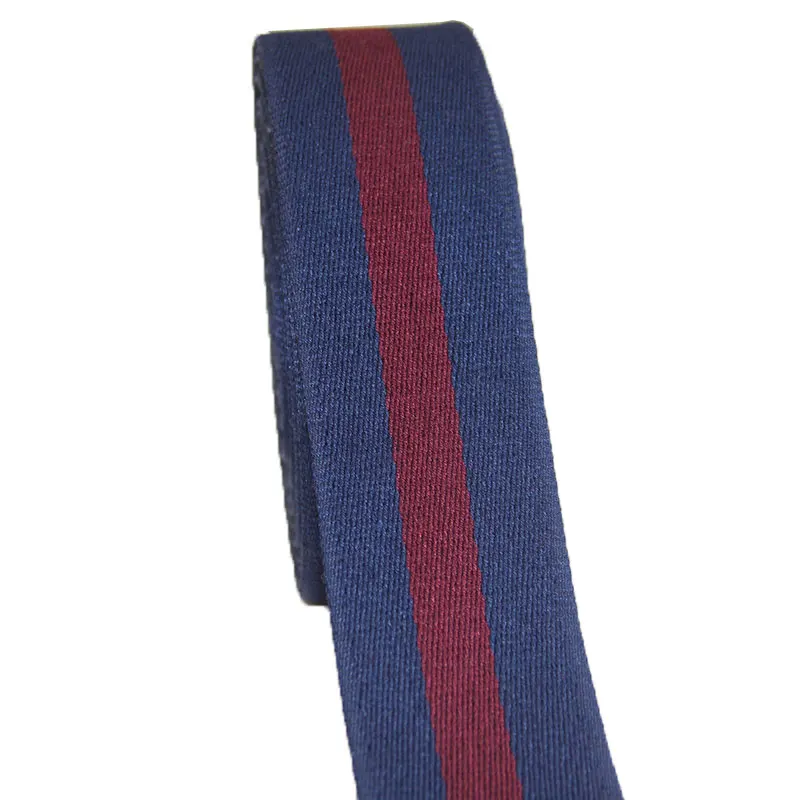 

High Quality Blue /Wine Color For Bag Strap Cotton Webbing Tape 2 Inch Wide 1.8MM Thickness