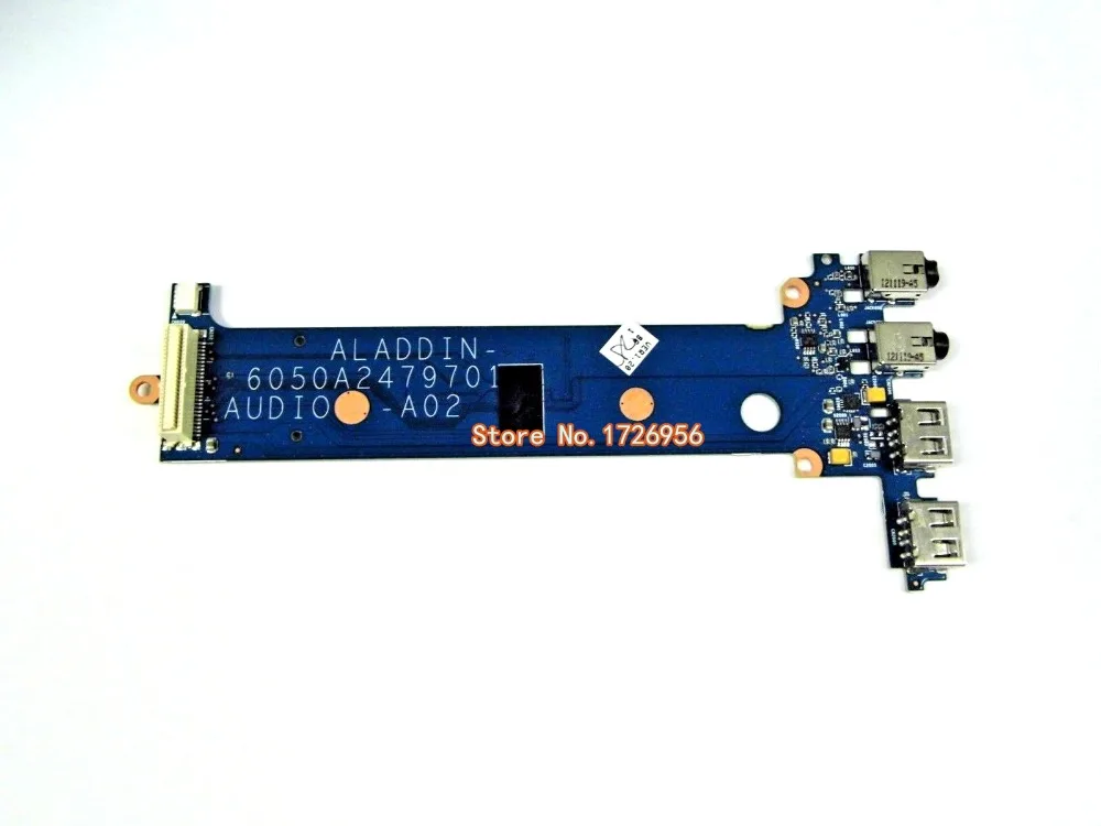 Original For HP 8770w 8770 USB Audio Jack Board 6050A2479701