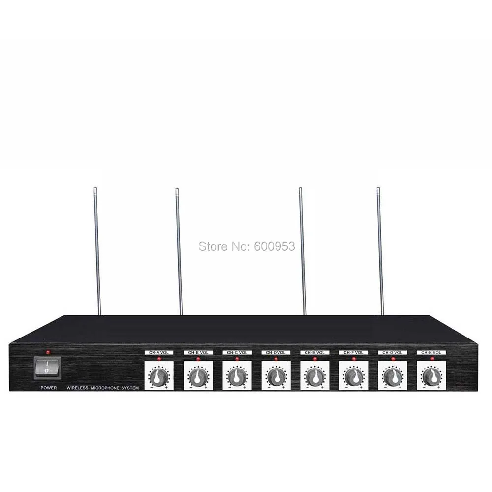 MICWL 808AT 8-Channel Professional Wireless Desktop Conference Microphone System