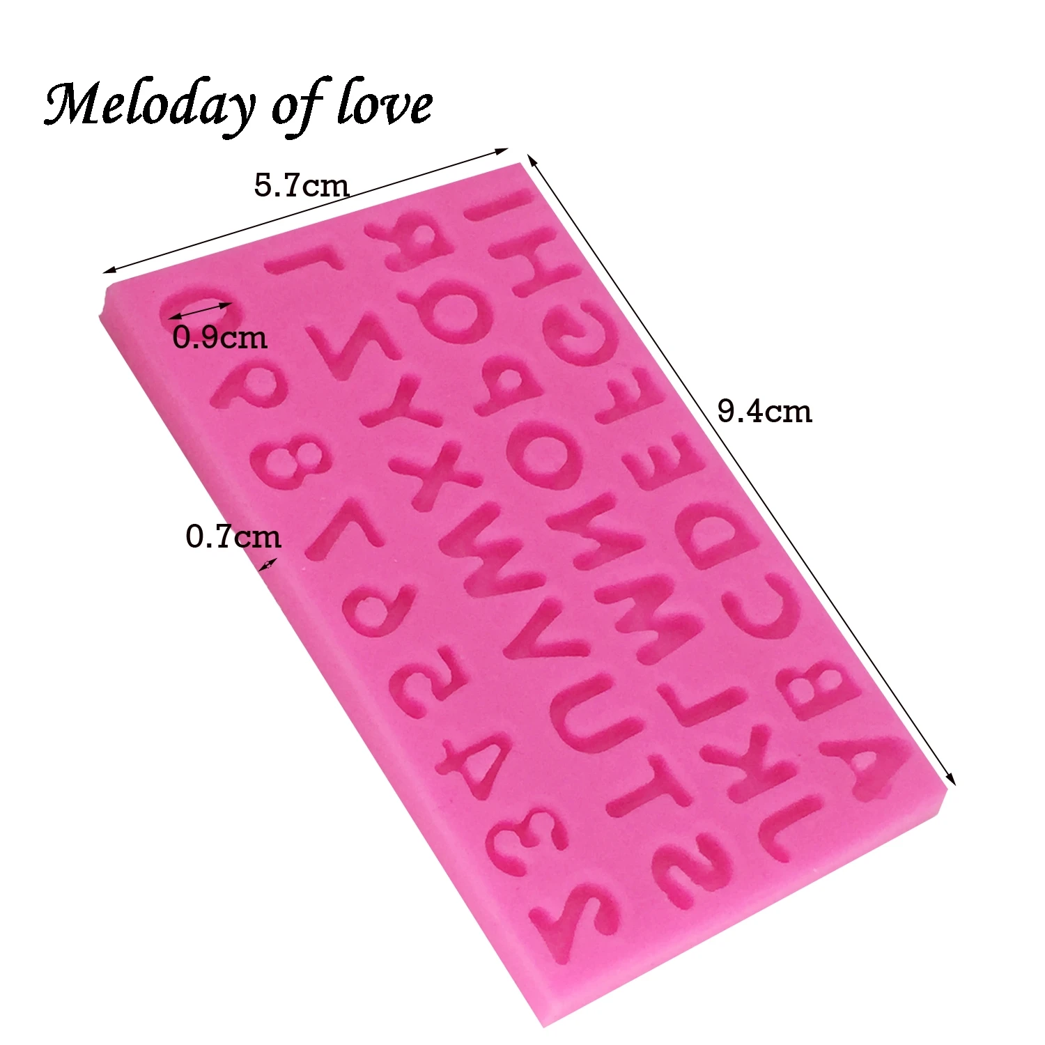 Alphabet Silicone Mold DIY number letter Cake decorating Tools Gumpaste fondant chocolate Polymer Clay Resin T1399