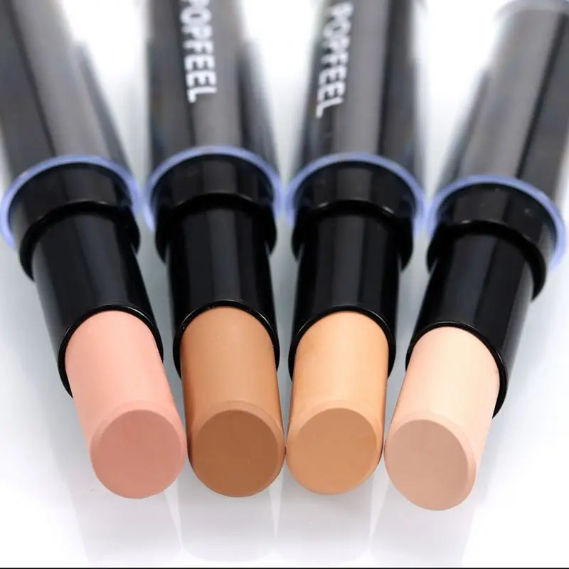 Concealer Face Foundation Makeup Single Head Natural Cream Concealer Pen Highlight Contour Pen Stick