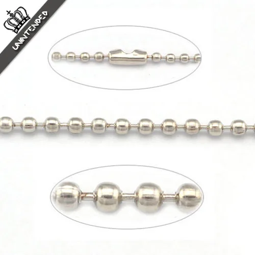 

Diy accessories material handmade beaded 1.5mm 2.4mm beads white k chain