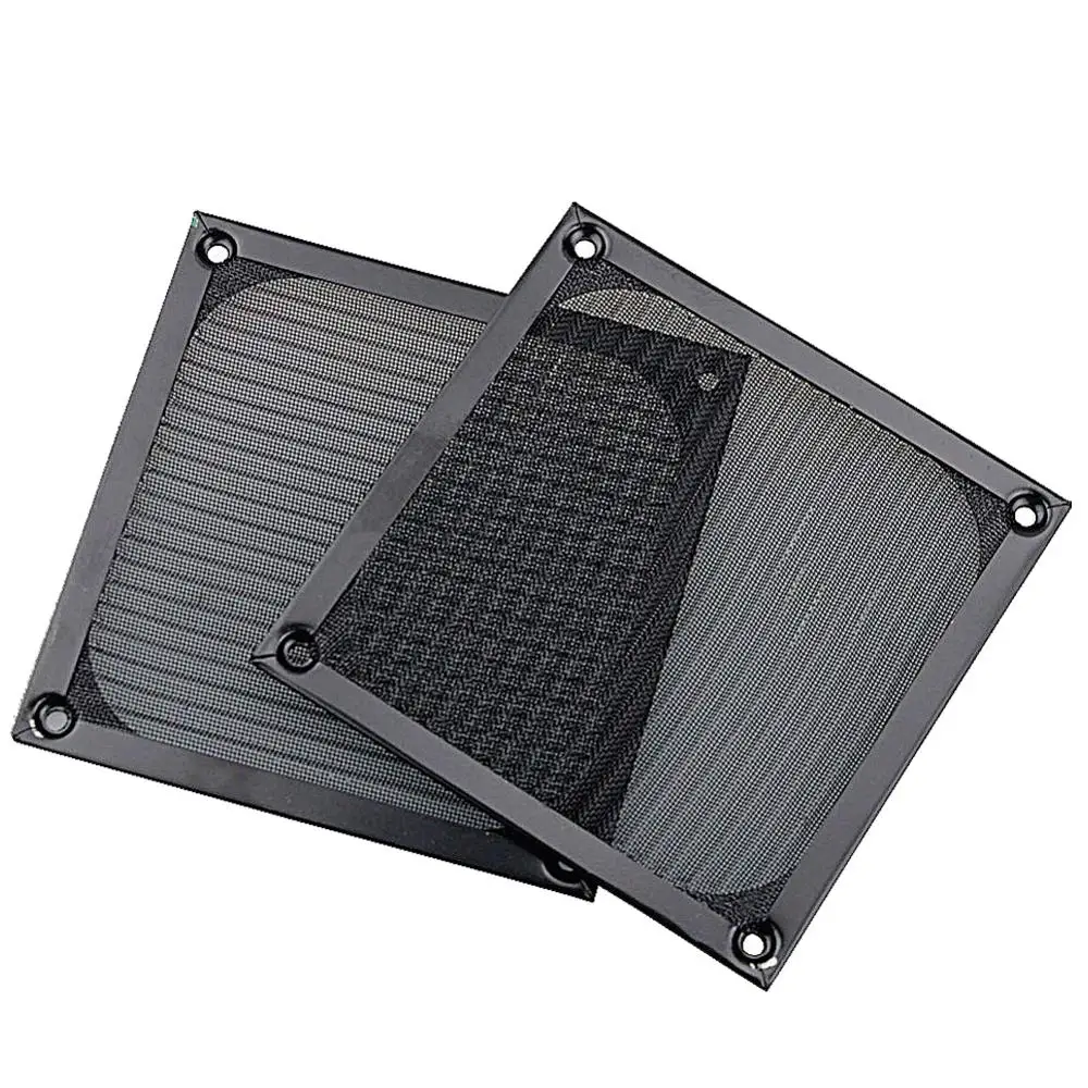 2 PCS Gdstime 12 cm Zwart PC Fan Stoffilter Stofdicht Case Computer Mesh 120mm