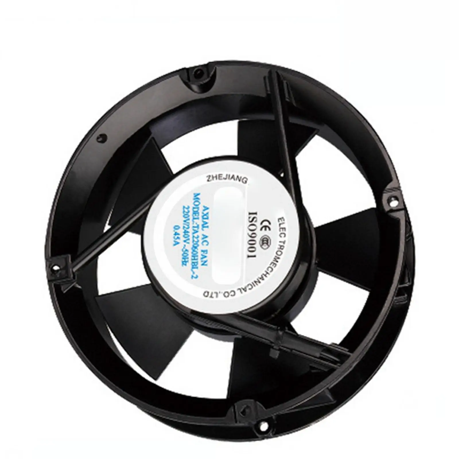 220V Ac 200X60 Mm Ronde Axiale Radiator Fan 285CFM 2400 Rpm Kogellager Hoge Snelheid