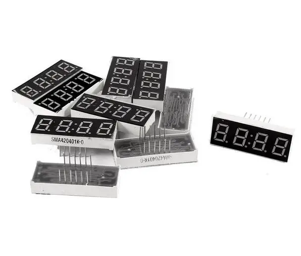 10 pz 40mm x 16mm Catodo Comune 4 Bit 0.39 "Display A LED Rossi Tubo Digitale