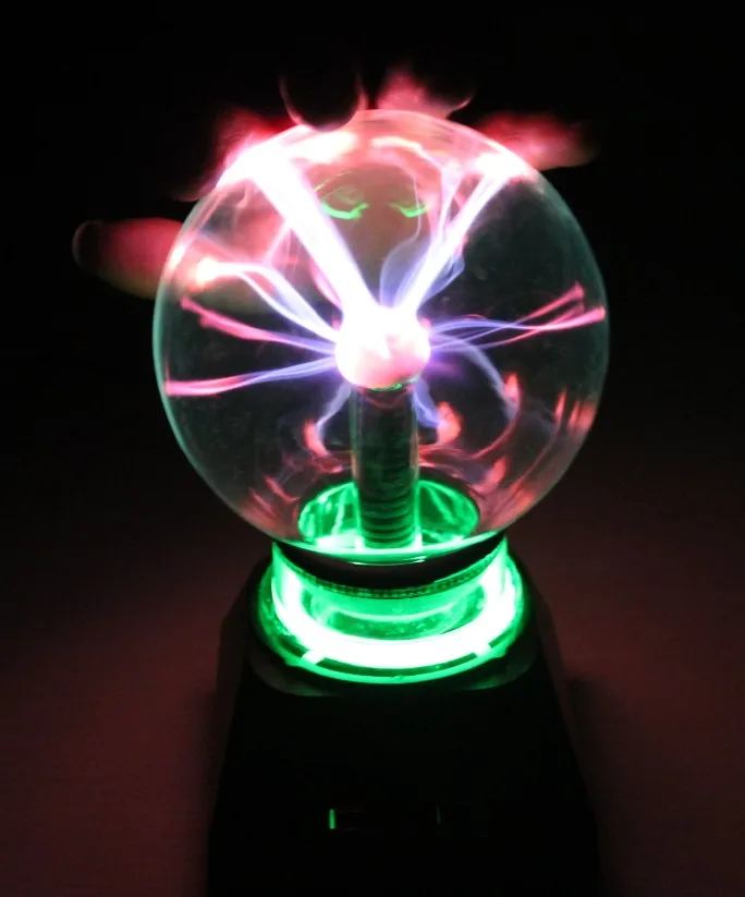 Childrenhuman induction ball lamp physical experiment electrostatic magic ball over current physiological response Plasma light