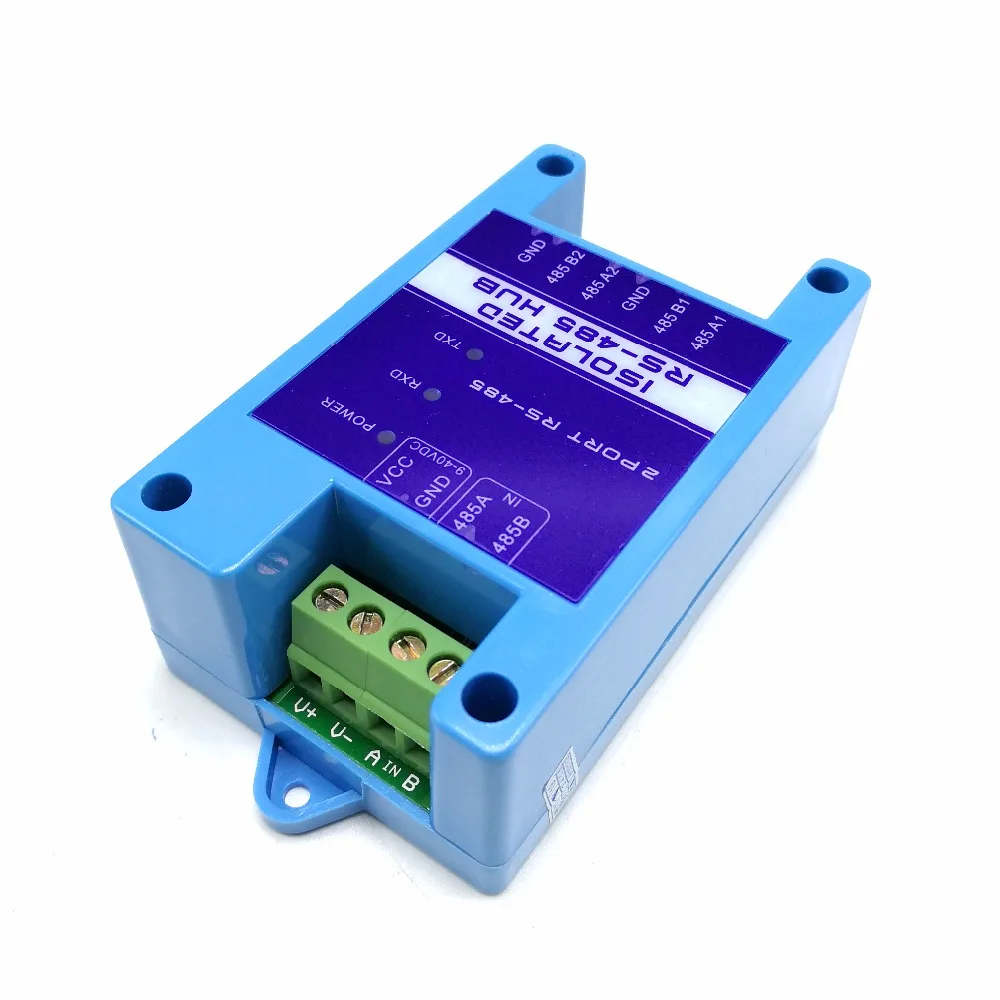 Repetidor de sinal fotoelétrico industrial, 485, grau industrial, rs485, hub, 2 portas, amplificador de sinal, proteção contra aperto, lightning