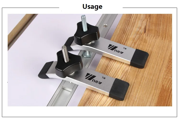 Diy Alat Cepat Bertindak Tahan Klem Set Tahan Perangkat untuk T-Track T-Slot