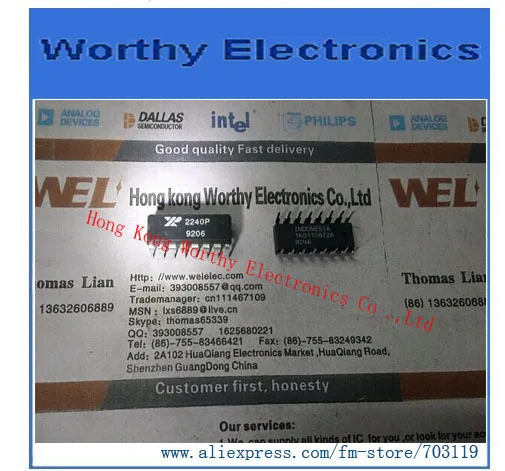 

Free shipping 10pcs/lot XR2240CP XR2240C XR2240 2240P DIP-16