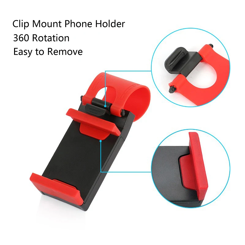 Car Steering Wheel Mobile Phone Stand Socket For Kia Rio K2 K3 Ceed Sportage 3 sorento cerato armrest picanto soul optima