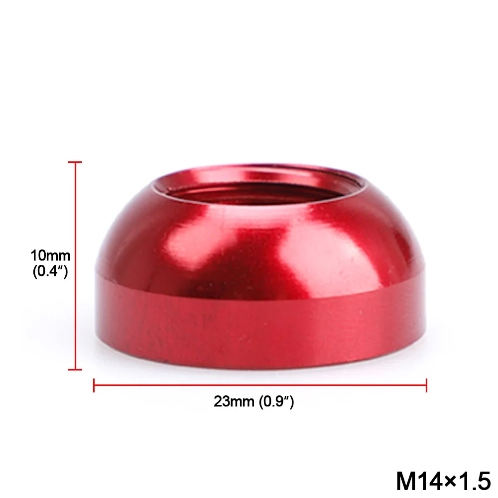 Motorcycle Screw Caps For m14x1.5 Ball Seat Wheel Bolts 7075-t6 Forged Aluminum Alloy Wheel Nut Cover Accessories