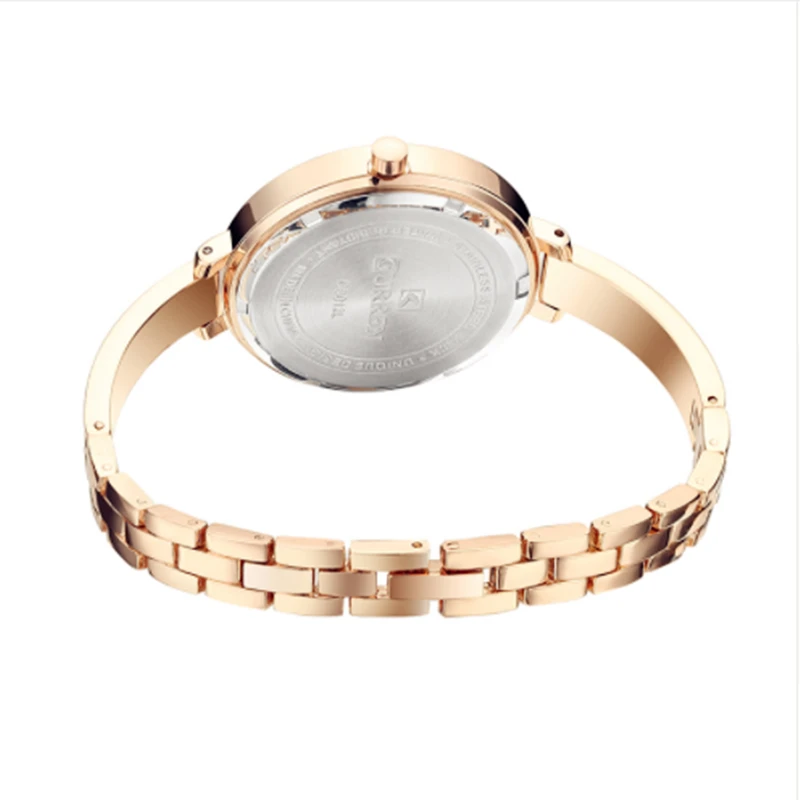 CURREN Fashion Gold orologi da donna in acciaio inossidabile orologio al quarzo Ultra sottile donna orologio romantico orologi da donna Montre Femme