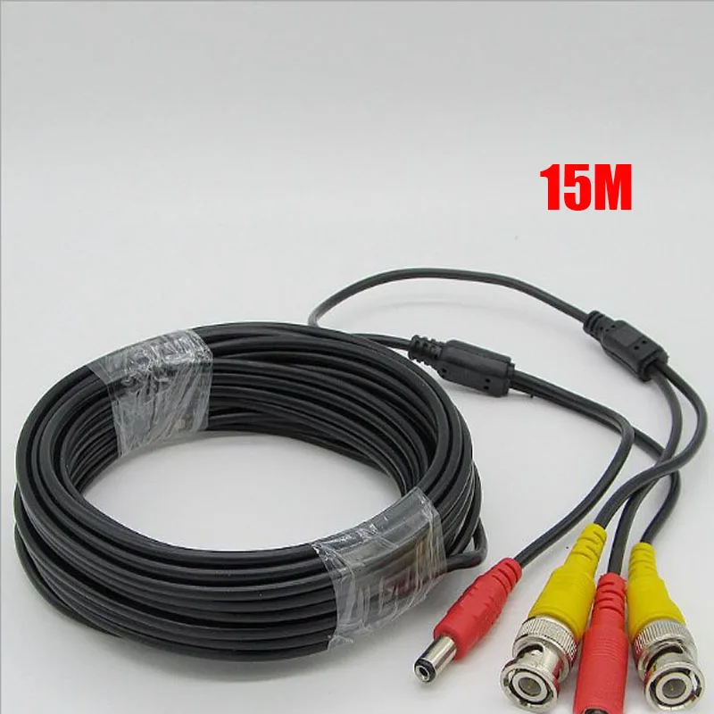 5 ~ 60M Video Power Cable Voor Security Camera Surveillance Bnc Kabel