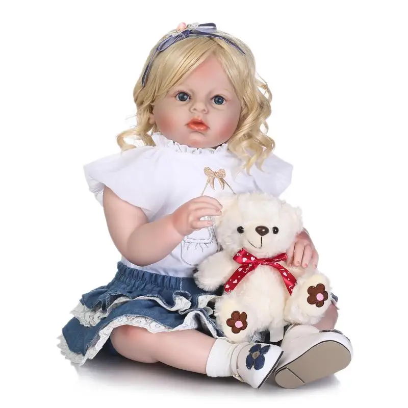 

70cm silicone reborn baby soft body doll toys lifelike vinyl 28 inch a year-old toys for children kids playmate gift preemie